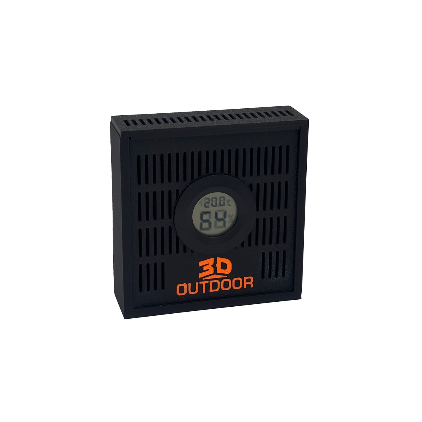 Luftentfeuchter mit Hygrometer und Thermometer in Schwarz