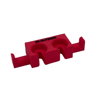 Putzstockhalter in Rot